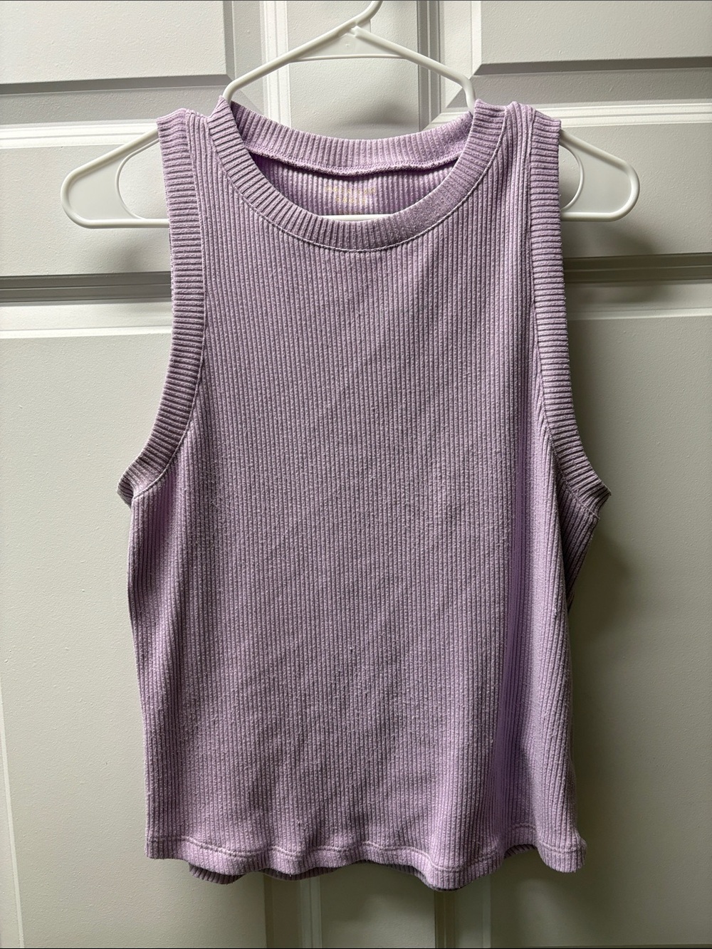 American Eagle Lavender Ribbed Tank Top